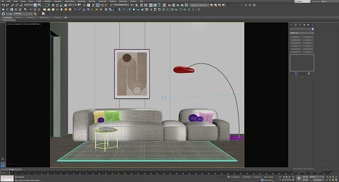 interior Minimal scene 36 3D model 6