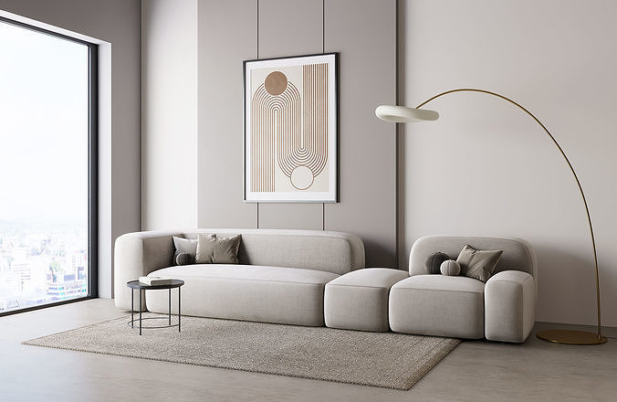 interior Minimal scene 36 3D model 2