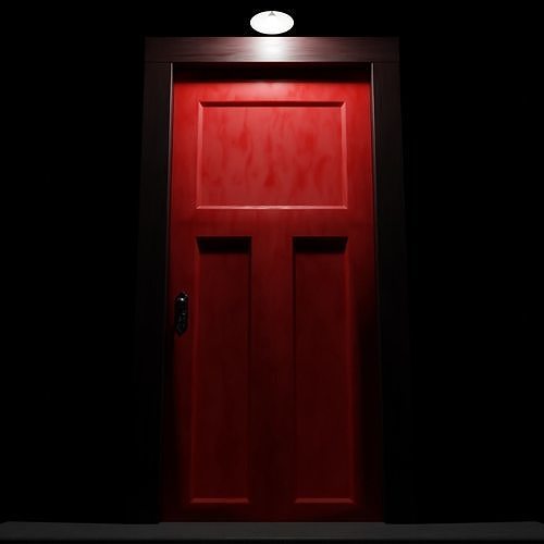 The Red Door from Insidious The Red Door 2023 movie 3D model