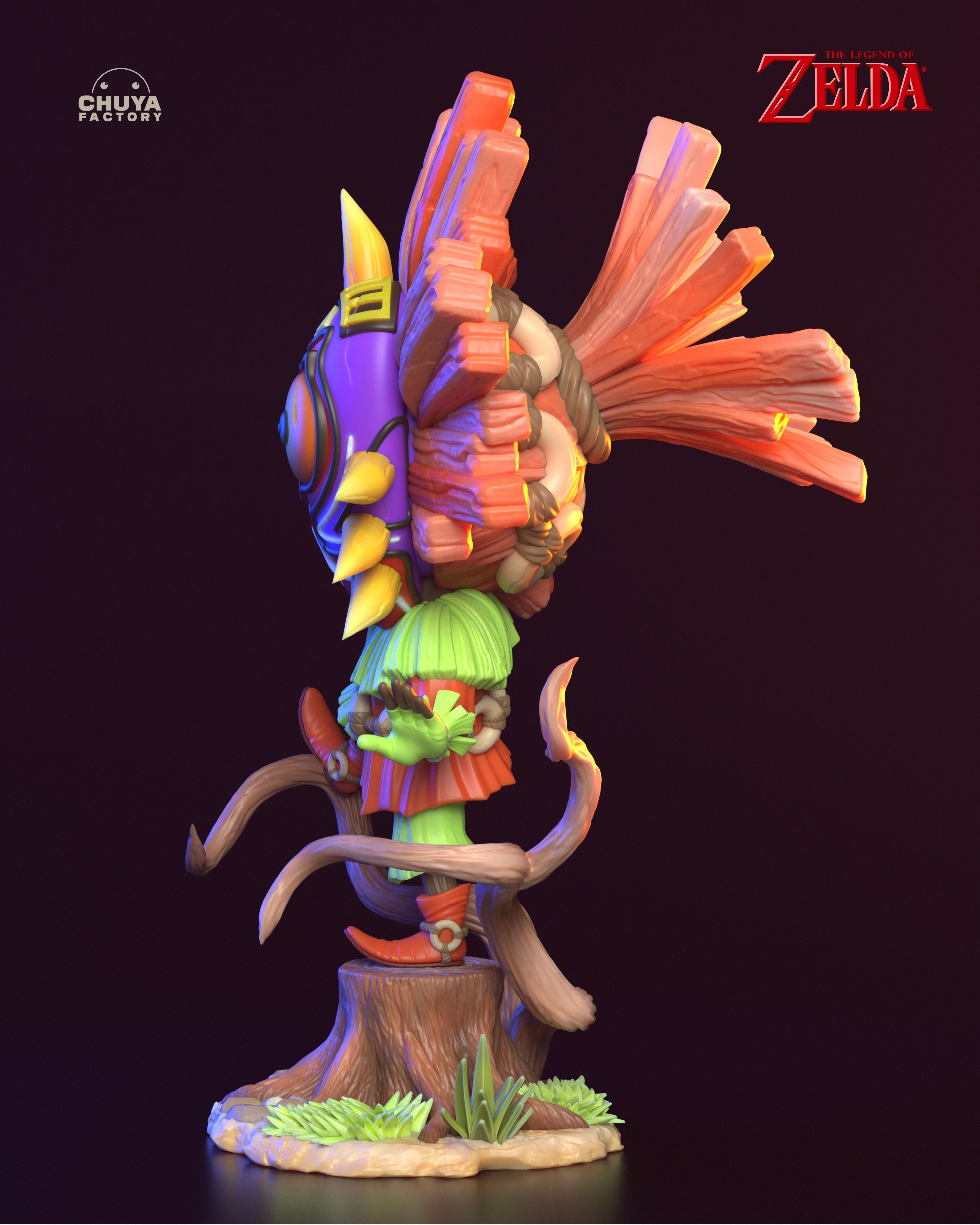 Skull Kid 3D print model_1