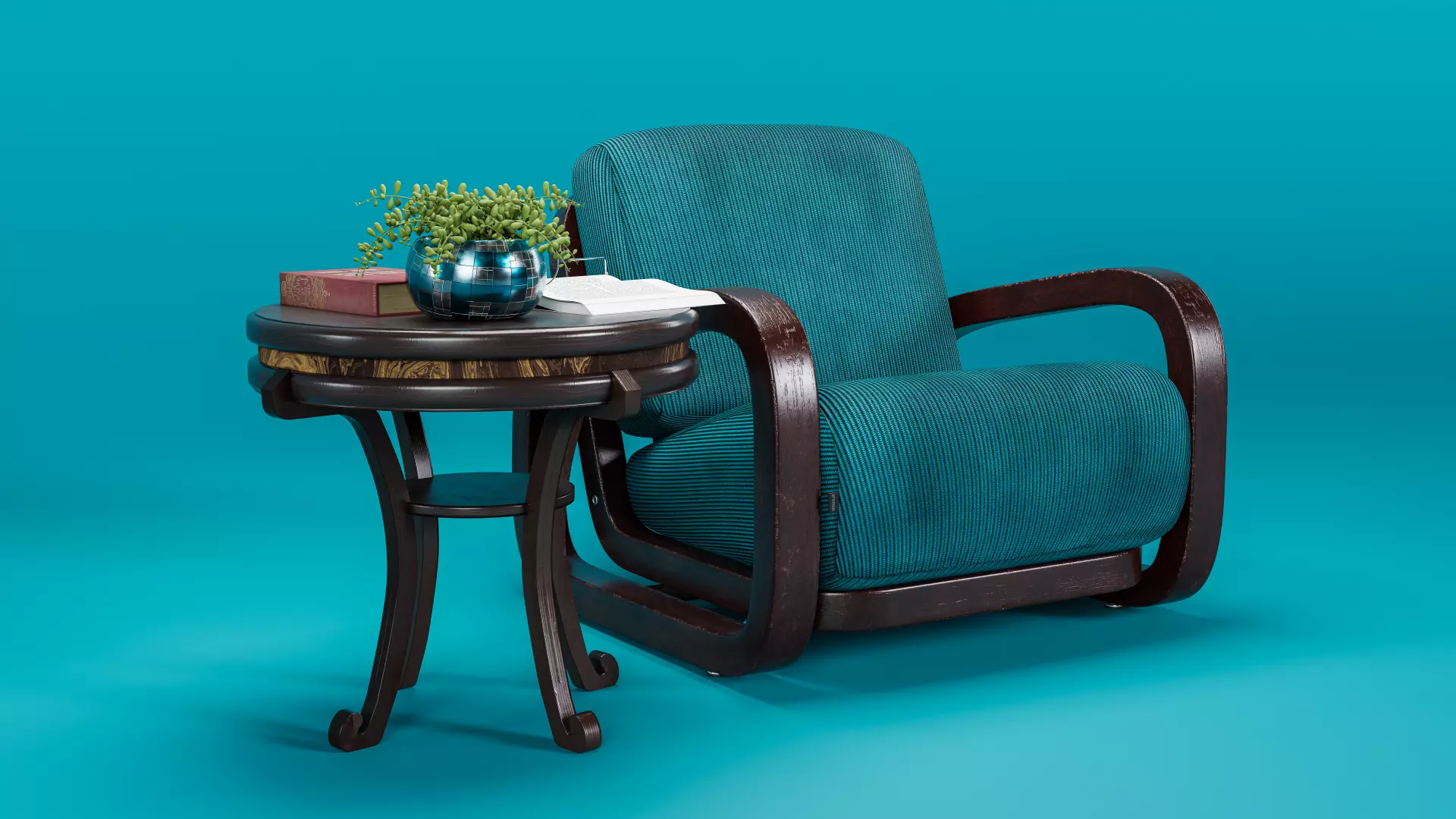 Luxurious Chair 3D model_0