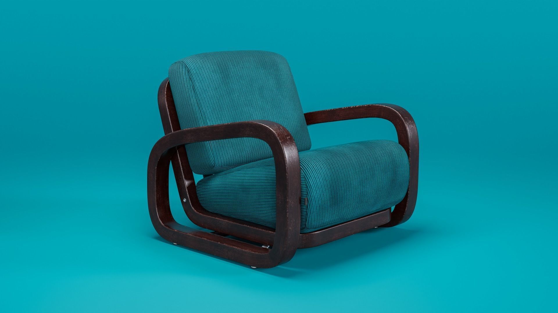 Luxurious Chair 3D model_1