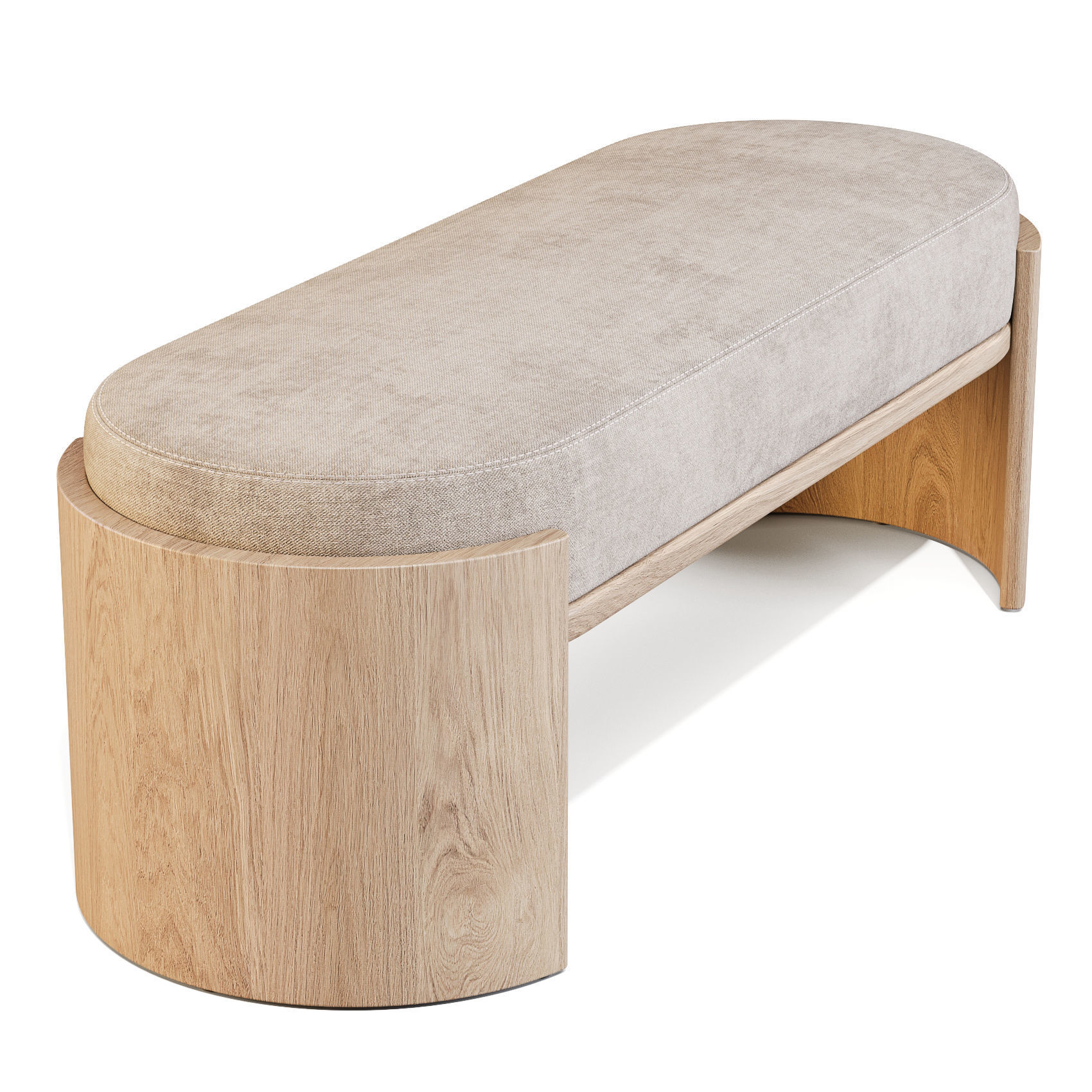 Parla Hug - Bench 3D model_1