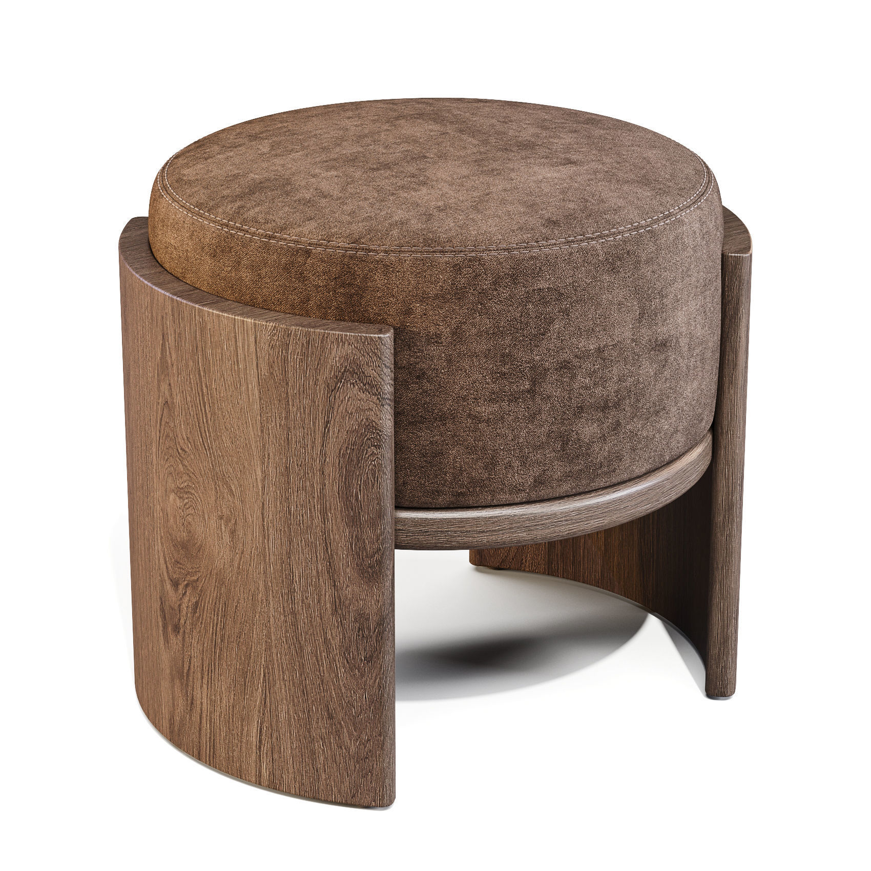 Parla Hug - Pouf and Stool 3D model_3