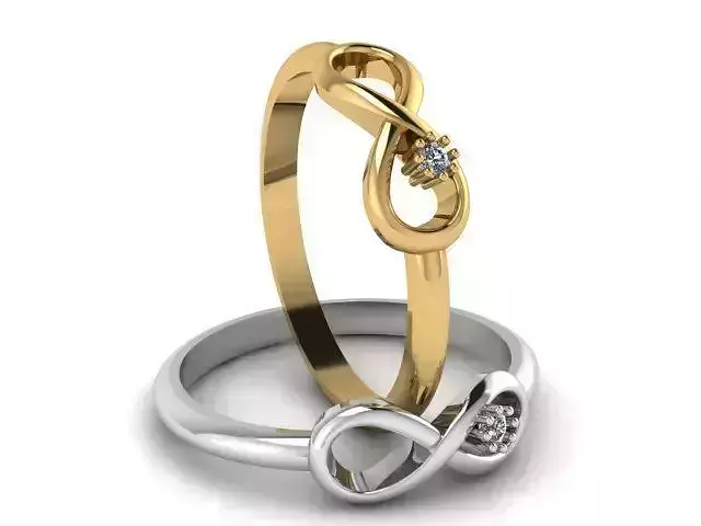 Stylish Women Fashion Ring 3d Printable