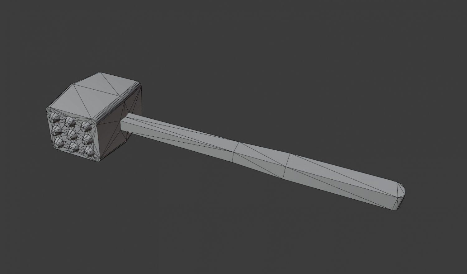 Old kitchen appliances for cooking pack Low-poly 3D model_9