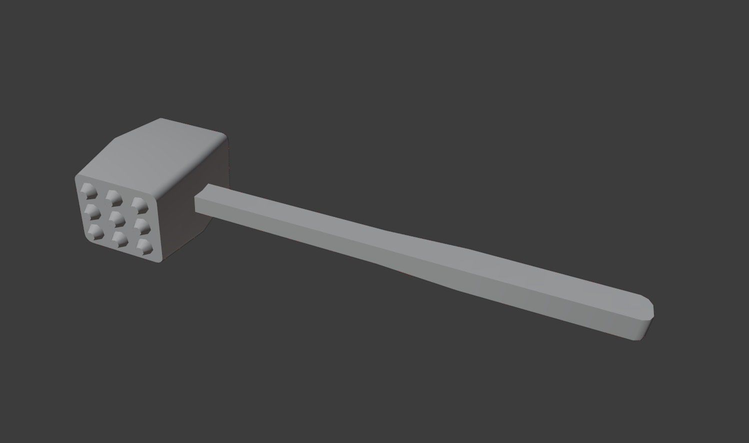 Old kitchen appliances for cooking pack Low-poly 3D model_8