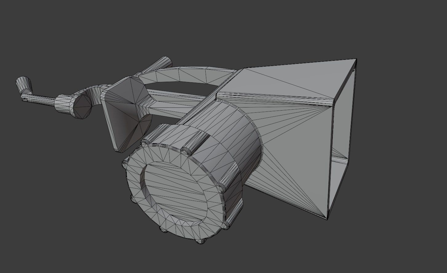 Old kitchen appliances for cooking pack Low-poly 3D model_22