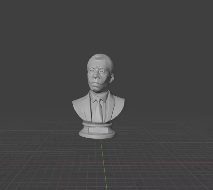 James Baldwin 3D print model