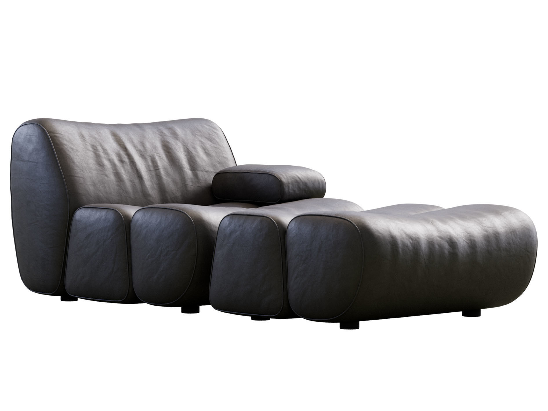 Ernest Armchair By Poliform 3D model_8