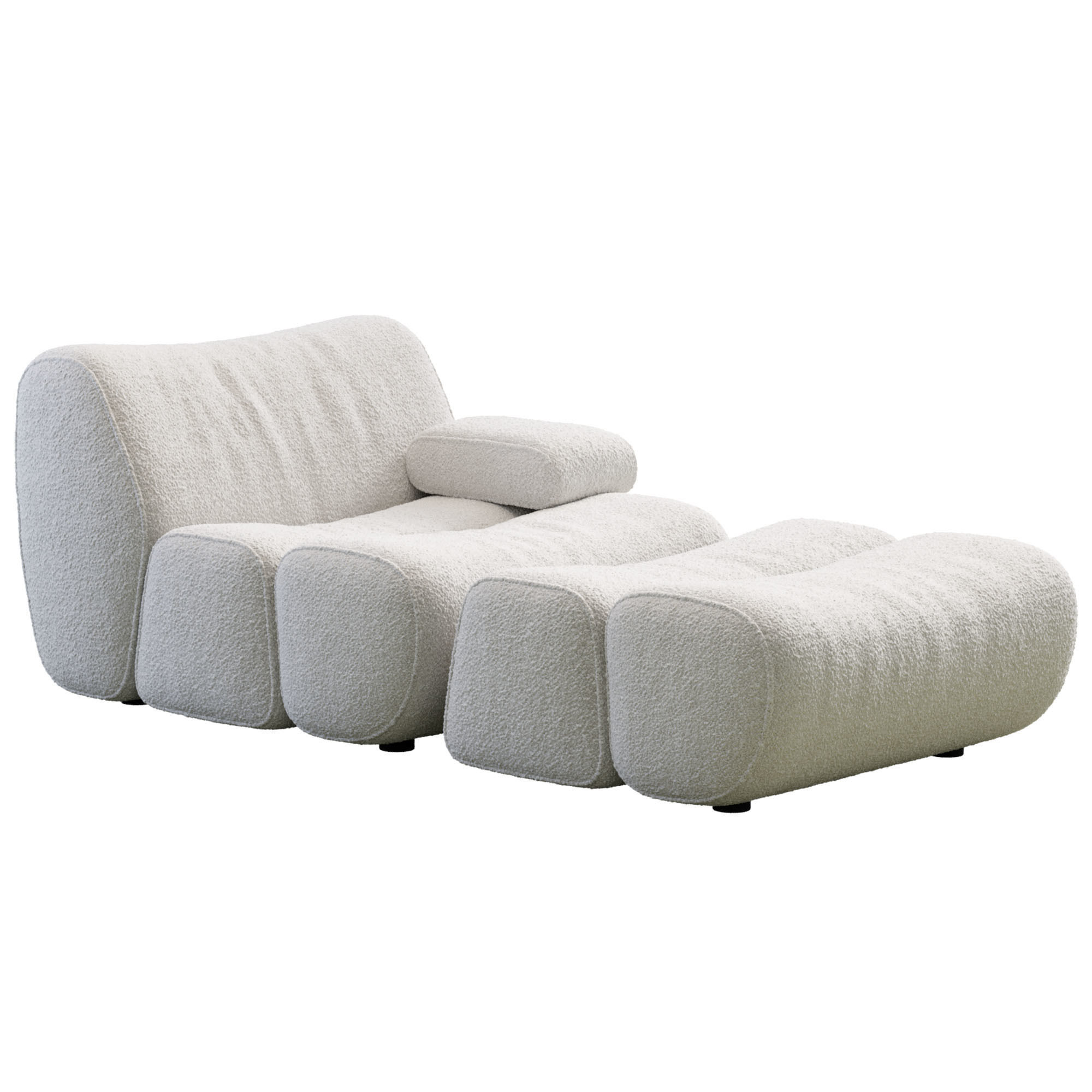 Ernest Armchair By Poliform 3D model_9