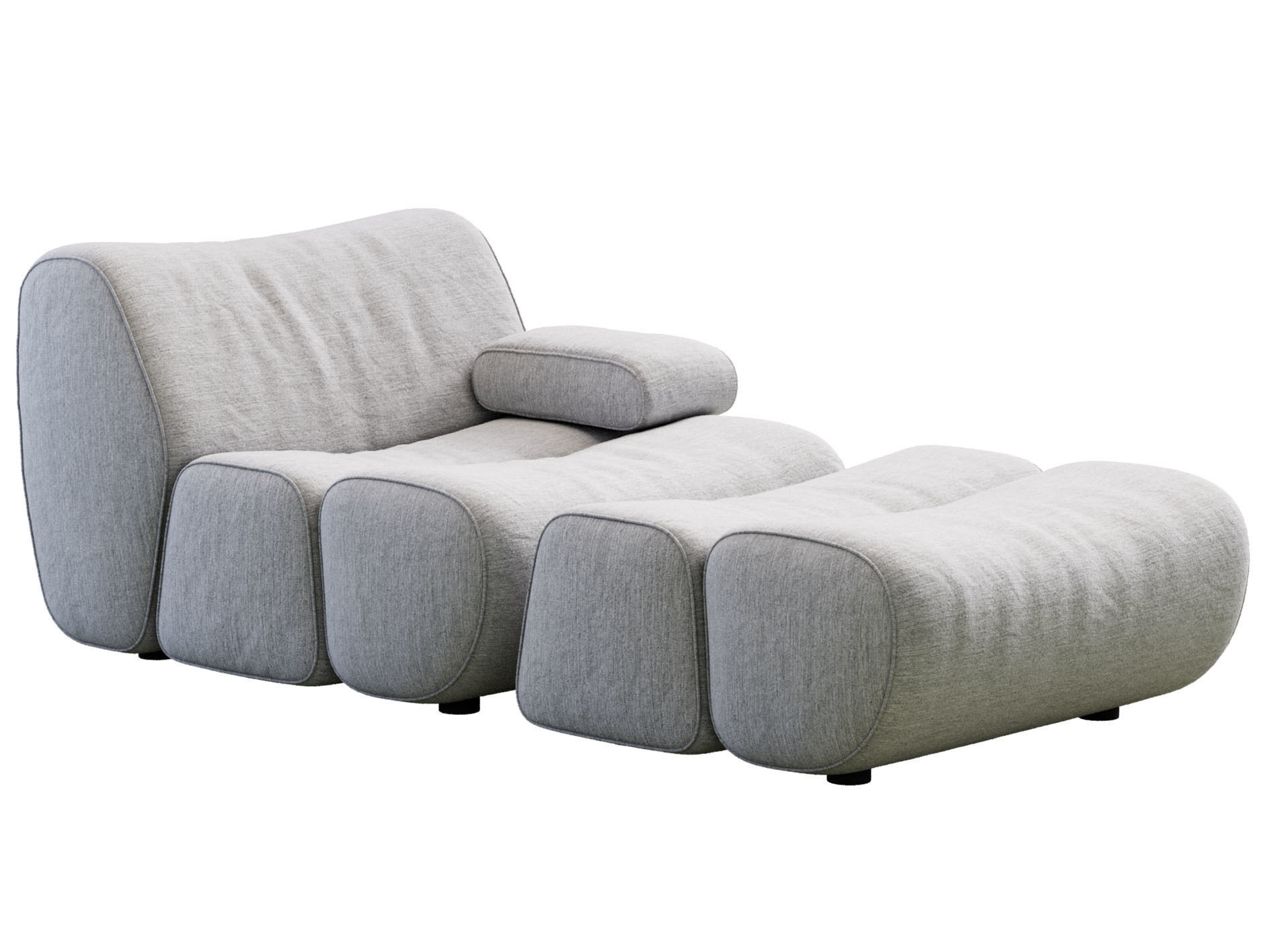 Ernest Armchair By Poliform 3D model_16