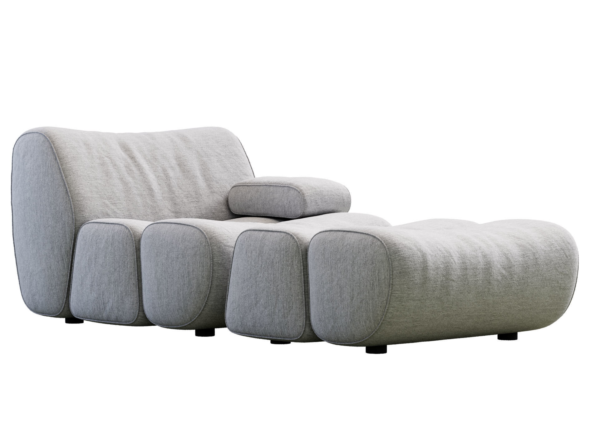 Ernest Armchair By Poliform 3D model_1