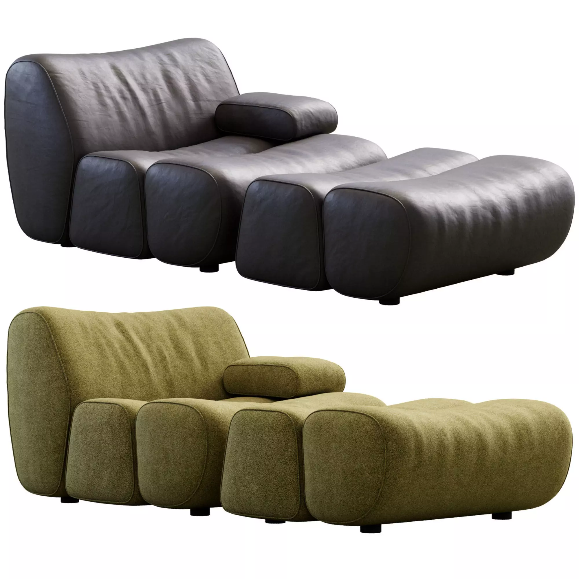 Ernest Armchair By Poliform 3D model_0