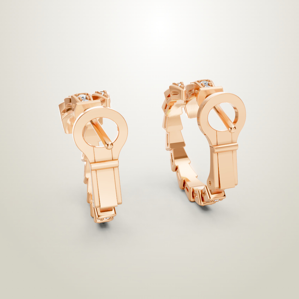 SERPENTI VIPER EARRINGS bulgari 3D print model_4