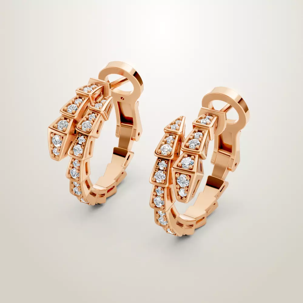 SERPENTI VIPER EARRINGS bulgari 3D print model_0