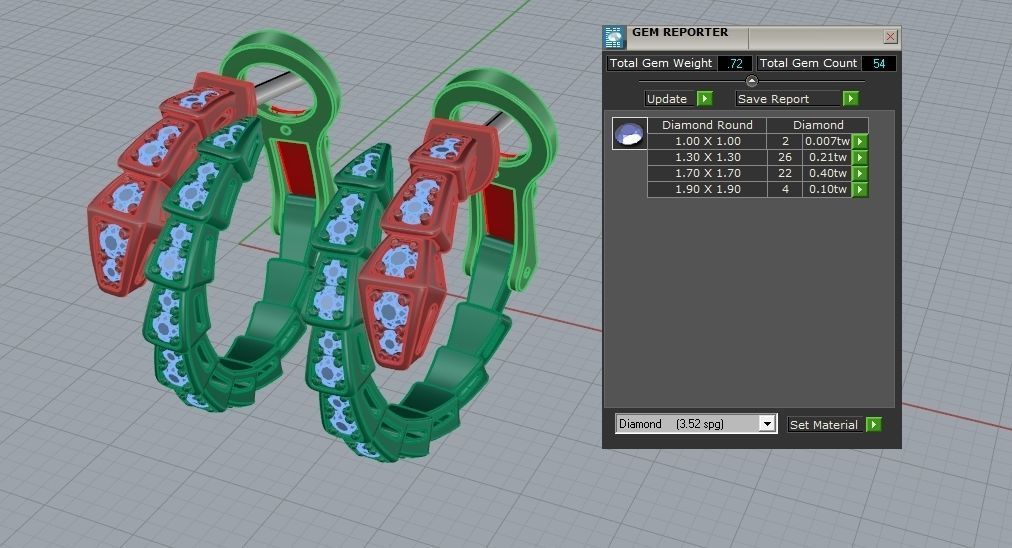 SERPENTI VIPER EARRINGS bulgari 3D print model_7