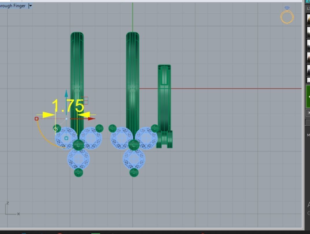 Baby Earring 3D print model_5