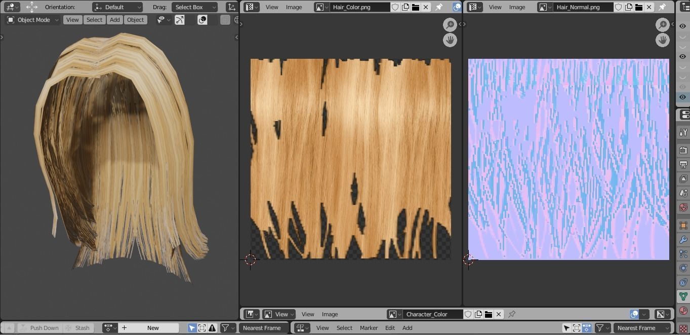 Sorceress of the Elements Game Character Low-poly 3D model_20