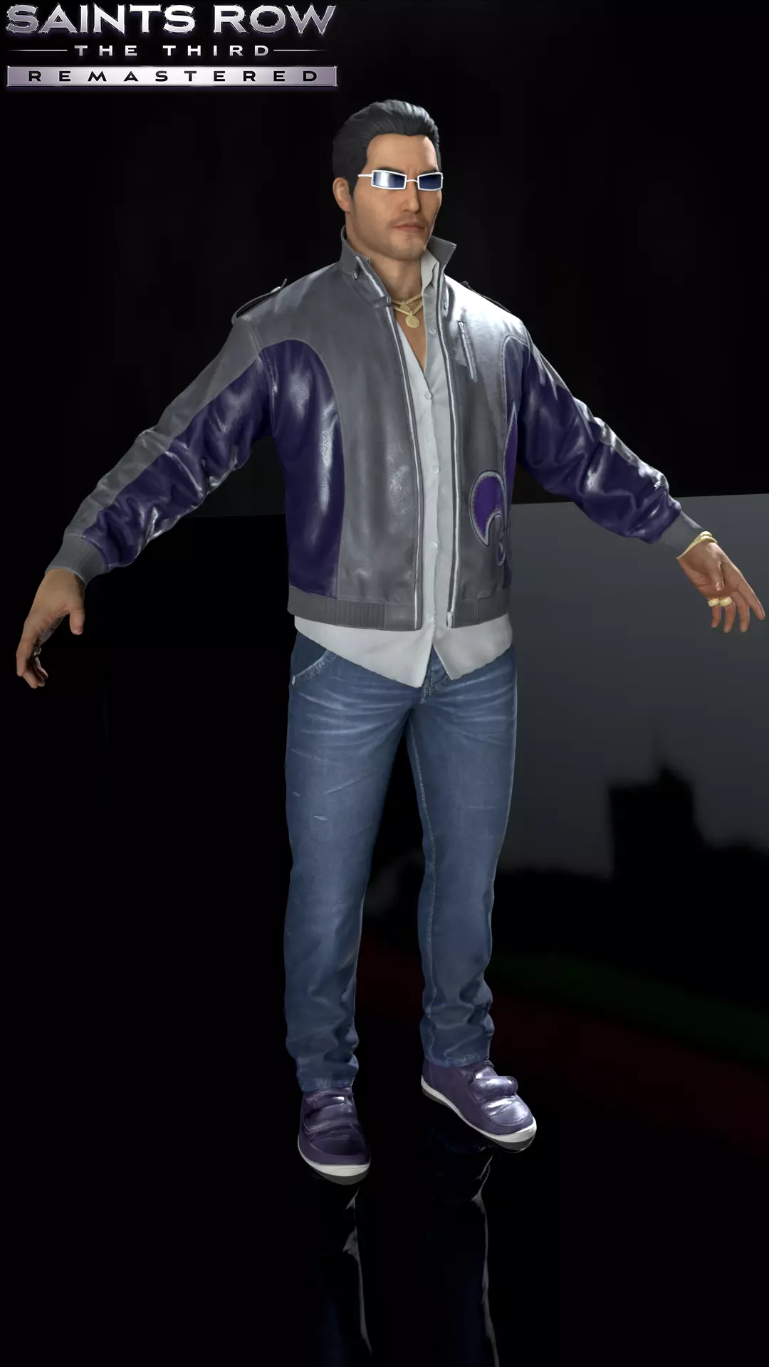 Johnny Gat SR3 Remastered Low-poly 3D model_0