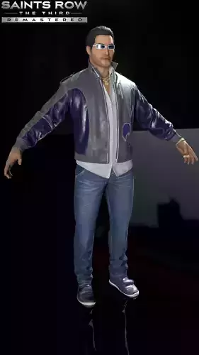 Johnny Gat SR3 Remastered Low-poly 3D model