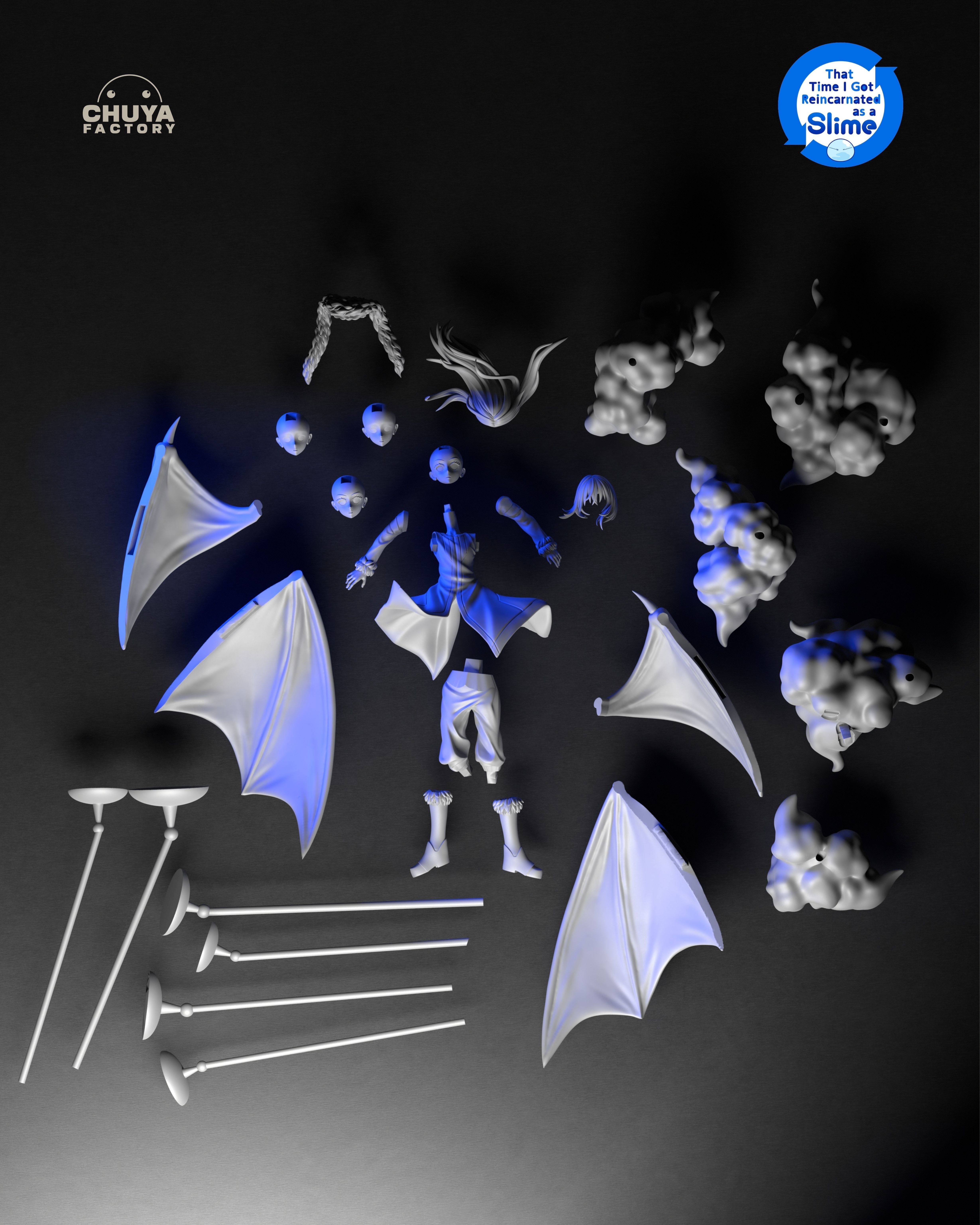 Rimuru Tempest 3D print model_4