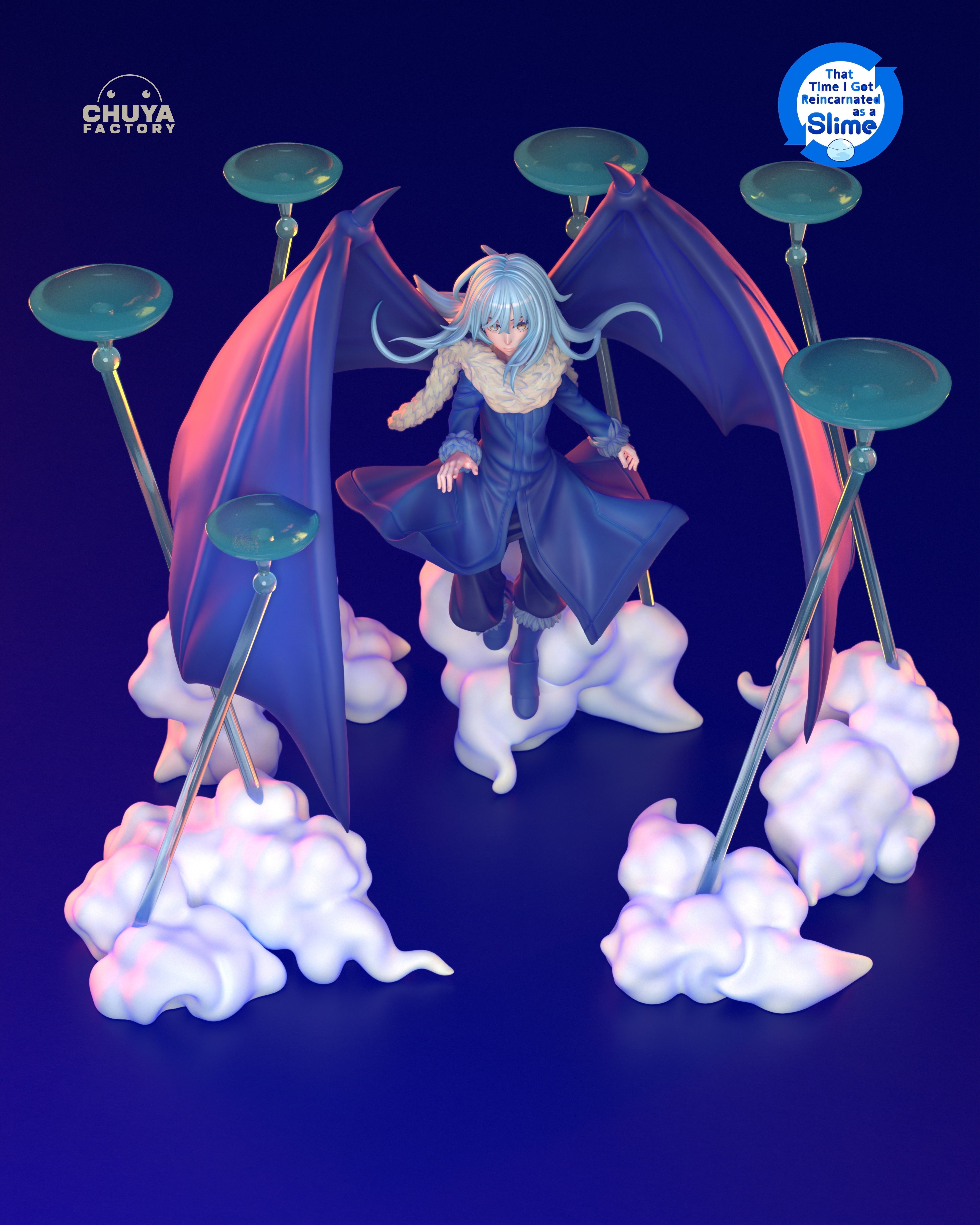 Rimuru Tempest 3D print model_8