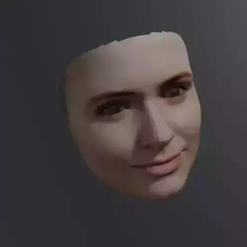PopFace BaseMesh - Karen Gillan 3D model