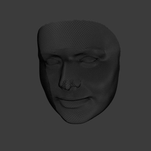 PopFace BaseMesh - Karen Gillan 3D model_12