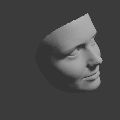 PopFace BaseMesh - Karen Gillan 3D model_10