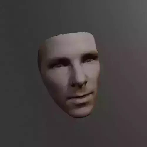 PopFace BaseMesh - Benedict Cumberbatch