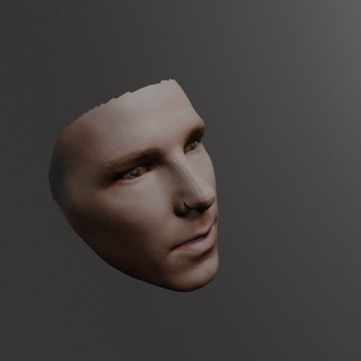 PopFace BaseMesh - Benedict Cumberbatch 3D model_5