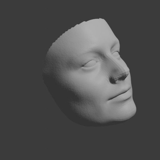 PopFace BaseMesh - Brie Larson 3D model_10