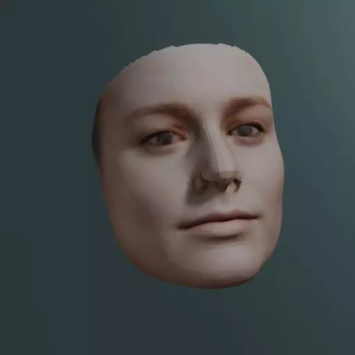 PopFace BaseMesh - Brie Larson 3D model_0