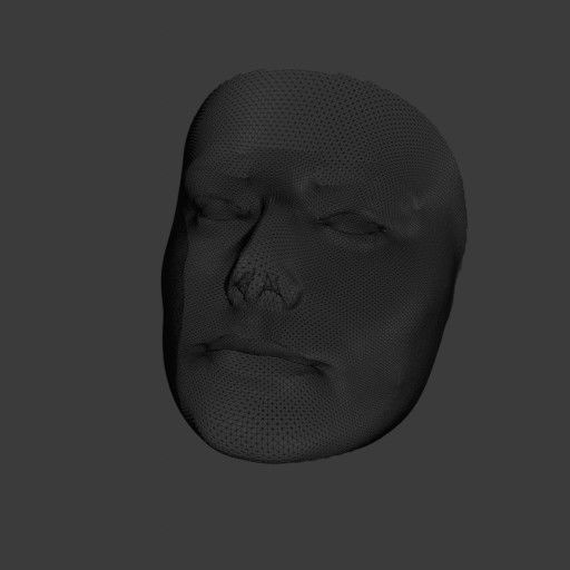 PopFace BaseMesh - Brie Larson 3D model_12