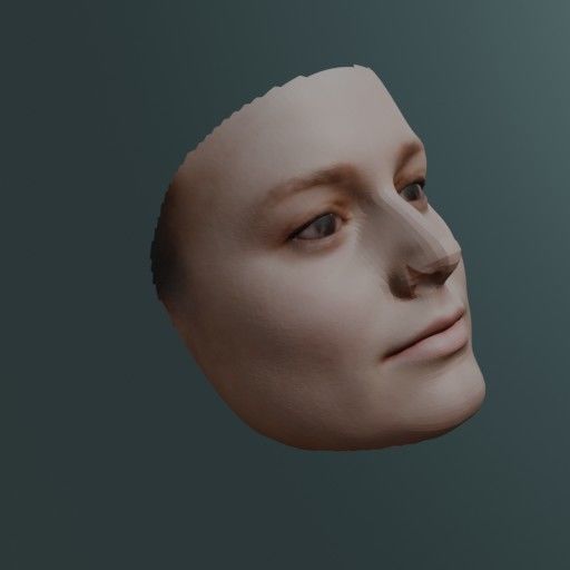 PopFace BaseMesh - Brie Larson 3D model_5