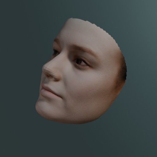 PopFace BaseMesh - Brie Larson 3D model_2