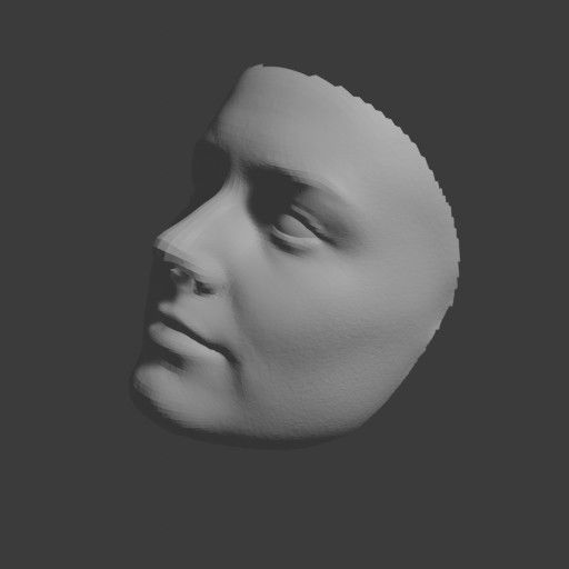 PopFace BaseMesh - Brie Larson 3D model_7