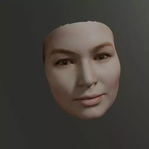 PopFace BaseMesh - Gemma Chan 3D model