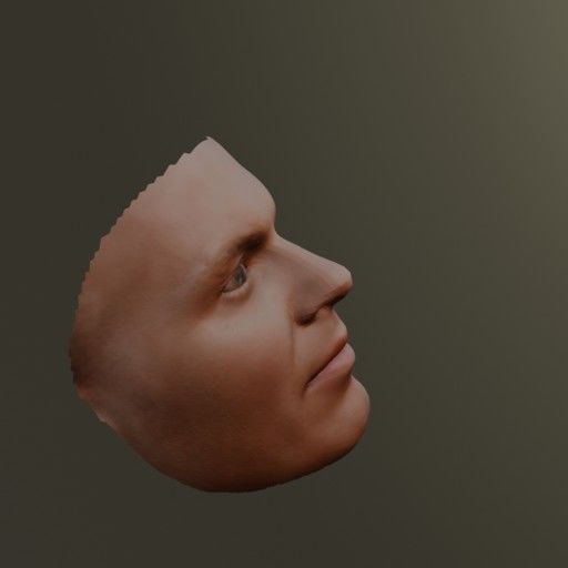 PopFace BaseMesh - Michael Keaton 3D model_6