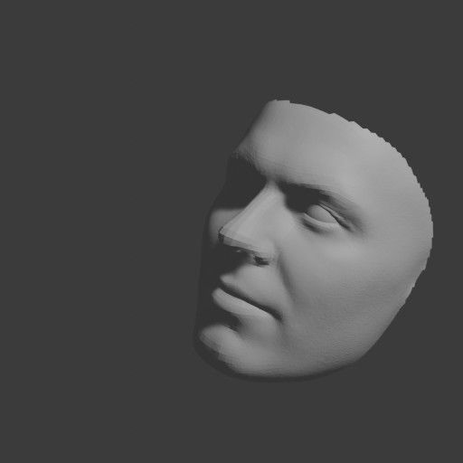PopFace BaseMesh - Michael Keaton 3D model_7