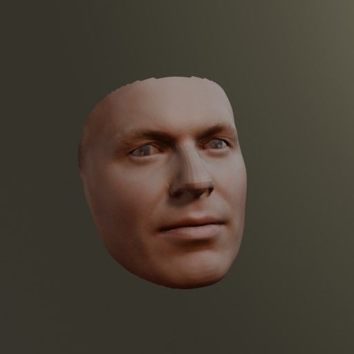 PopFace BaseMesh - Michael Keaton 3D model_4