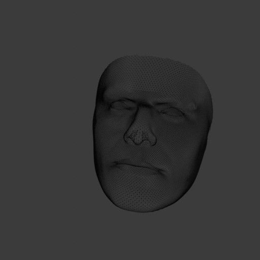 PopFace BaseMesh - Michael Keaton 3D model_12