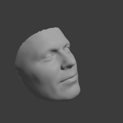 PopFace BaseMesh - Michael Keaton 3D model_10