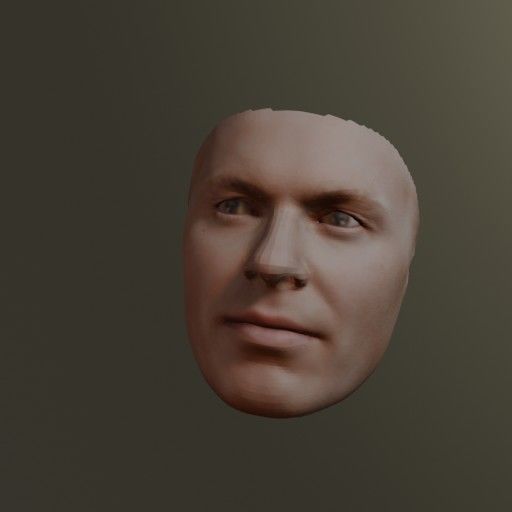 PopFace BaseMesh - Michael Keaton 3D model_3