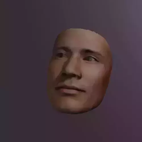 PopFace BaseMesh - Dwayne Johnson 3D model