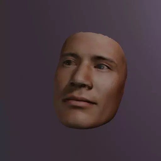 PopFace BaseMesh - Dwayne Johnson 3D model_0