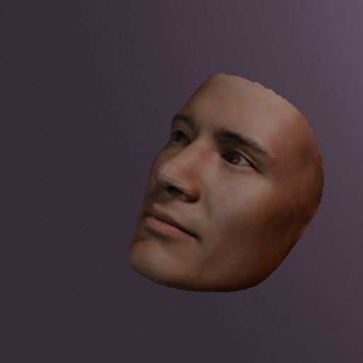 PopFace BaseMesh - Dwayne Johnson 3D model_3