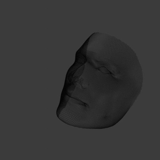 PopFace BaseMesh - Dwayne Johnson 3D model_12