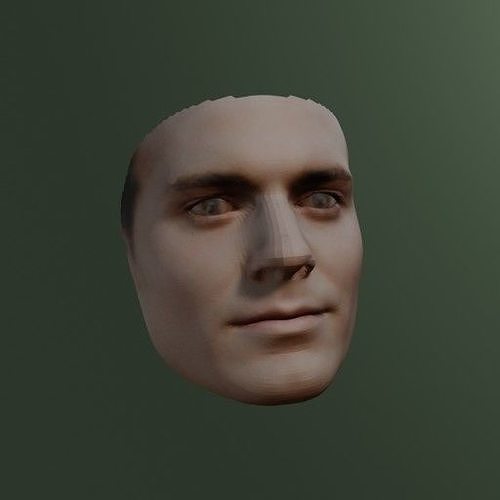 PopFace BaseMesh - Henry Cavill 3D model